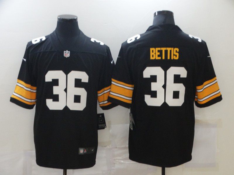 Men Pittsburgh Steelers #36 Bettis Black Nike Limited Vapor Untouchable NFL Jerseys->pittsburgh steelers->NFL Jersey